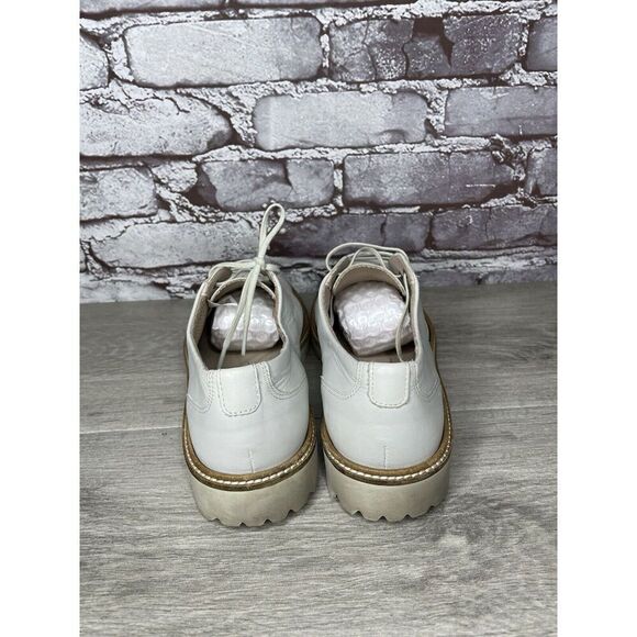 ECCO White Leather Perforated Lace Up Oxfords Shoes Women Sz 40EU/9.5M US - Picture 4 of 16
